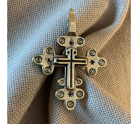 Handmade brass cross "Cross 12"