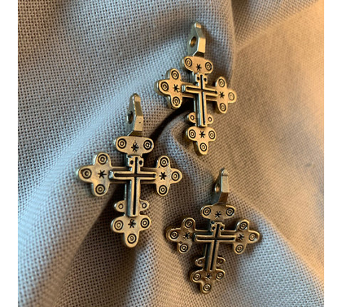 Handmade brass cross "Cross 12"