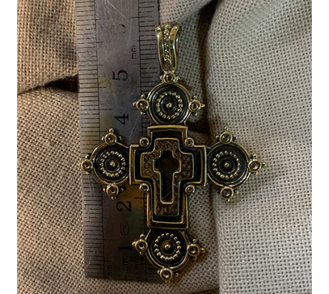 Handmade brass cross "Cross 2"
