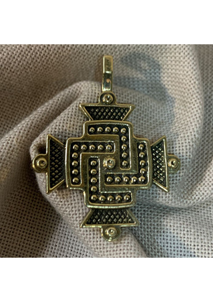 Handmade brass cross "Cross 3"