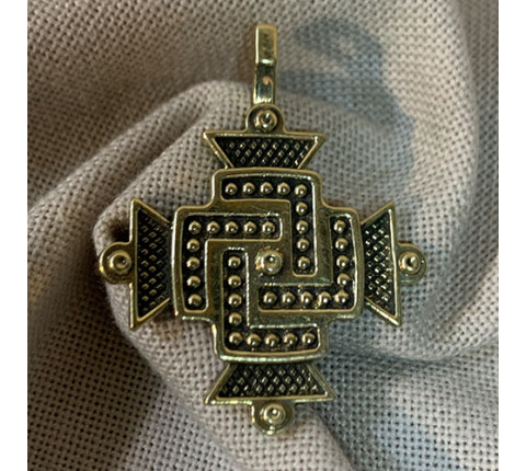Handmade brass cross "Cross 3"