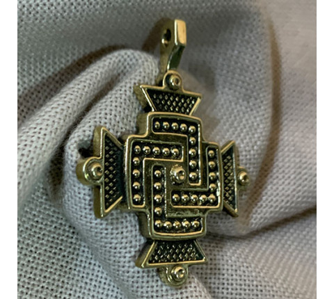 Handmade brass cross "Cross 3"