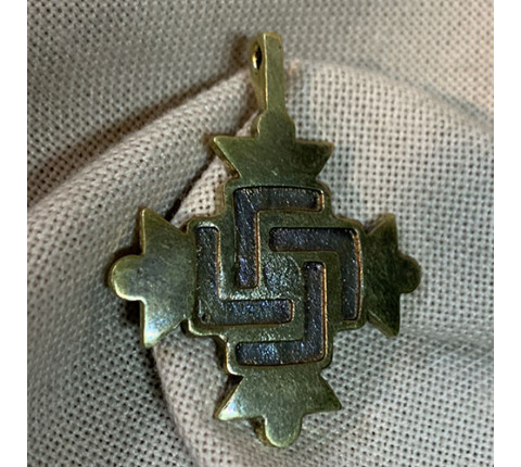 Handmade brass cross "Cross 3"