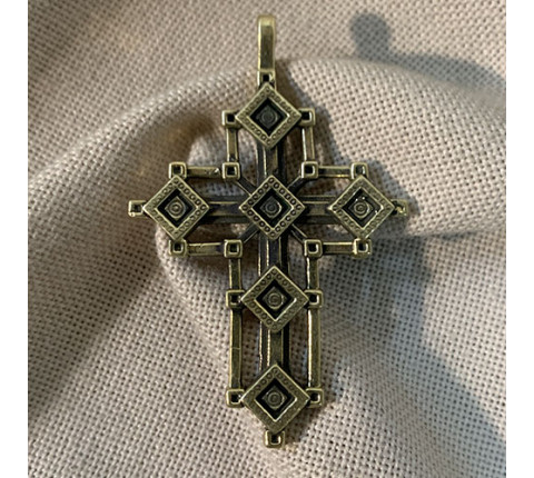 Handmade brass cross "Cross 5"