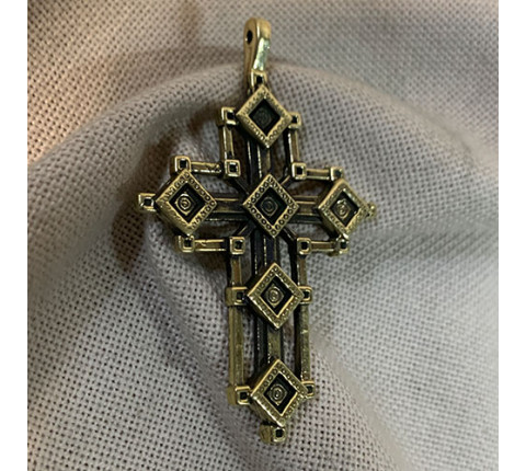 Handmade brass cross "Cross 5"