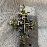 Handmade brass cross "Cross 6"