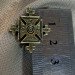 Cross 8 made of brass — Hutsul handmade breast cross