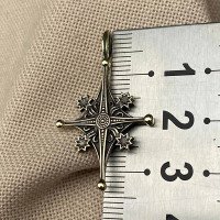 Pendant "Star" — handmade brass pendant