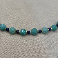 Necklace "Azure Moon"