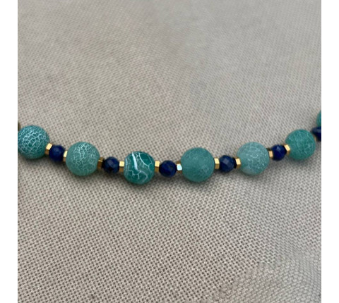 Necklace "Azure Moon"