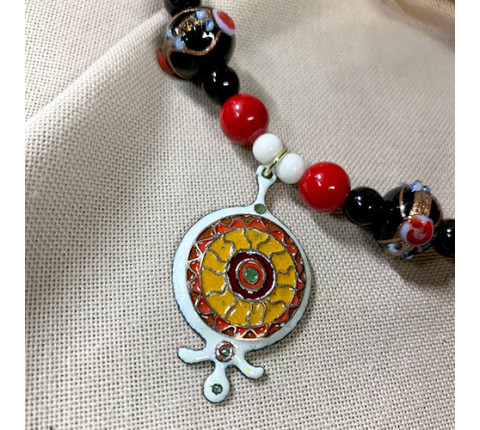 Necklace "Sea Eye"