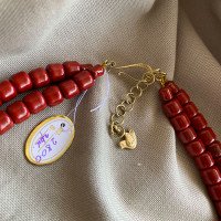 Necklace "Lunnitsa" made of brass — handmade
