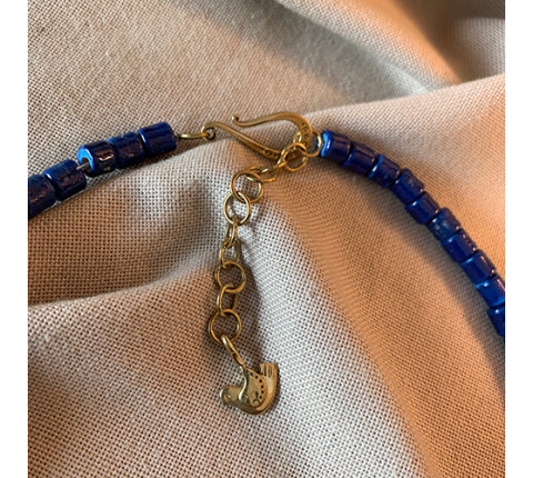 Handmade brass necklace "Nizhnen'ke"