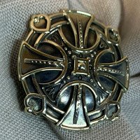 Handmade "Dovbush" pendant made of brass