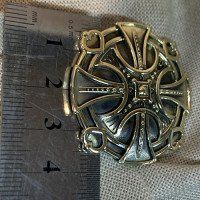 Handmade "Dovbush" pendant made of brass
