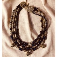 Necklace "Whisper of the Carpathians" made of brass — handmade