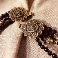Necklace "Whisper of the Carpathians" made of brass — handmade