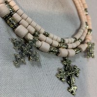 Necklace "Whisper of the Highlands" made of brass - handmade