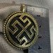 Handmade "Svarog" pendant made of brass