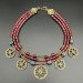 Necklace "Sun over Cheremosh" made of brass — handmade