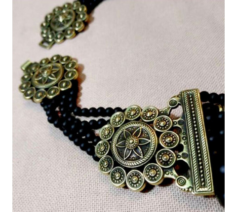 Zgarda "Lady of Goodness" made of brass — handmade