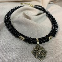Necklace "From Hutsulshchyna" handmade from brass