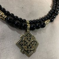 Necklace "From Hutsulshchyna" handmade from brass