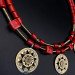 Necklace with "Sunflowers"