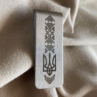 Handmade brass money clip