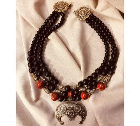 Zgharda "Lunnitsia. By the Paths of Archaics" made of brass — handmade work