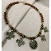 Necklace "Sunny Swarga" made of brass — handmade