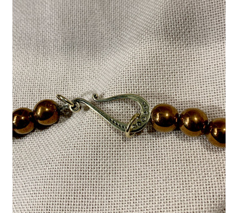 Necklace "Sunny Swarga" made of brass — handmade