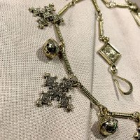 Necklace "Hutsul Zgarda 2" made of brass — handmade