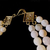 Necklace "Svarha" made of brass — handmade