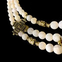 Necklace "Svarha" made of brass — handmade