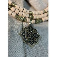 Necklace "For the Young Lady 1" made of brass — handmade