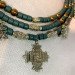 Necklace 001 made of brass — handmade