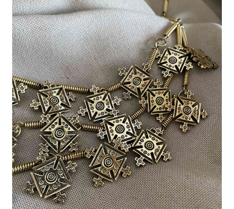 Necklace "Hutsul Zgharda Amulet"