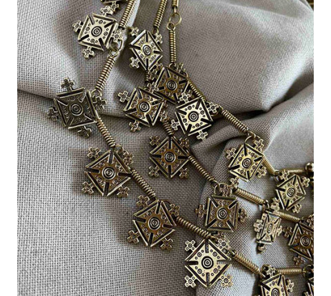 Necklace "Hutsul Zgharda Amulet"