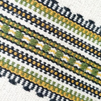 Hutsul woven rug "Spruce Alley" handmade