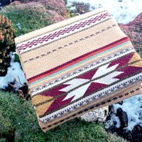 Handmade woolen rug "Indian Summer"