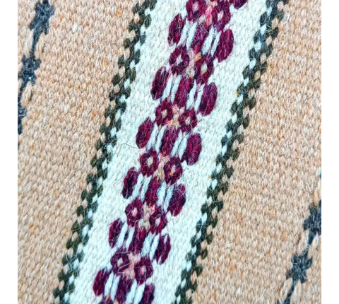 Handmade woolen rug "Indian Summer"