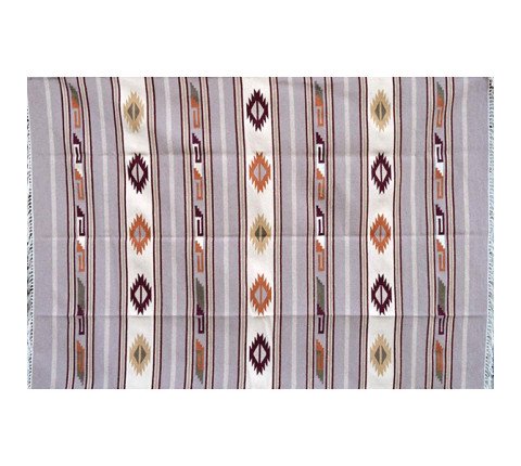 Hutsul wool carpet "Blue of the Carpathians" handmade