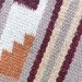 Hutsul wool carpet "Blue of the Carpathians" handmade