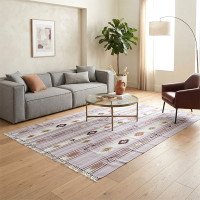 Hutsul wool carpet "Blue of the Carpathians" handmade