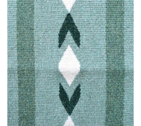 Hutsul wool carpet "Icy Dawn" handmade
