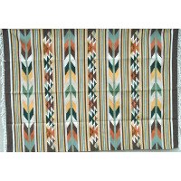 Hutsul wool carpet "Polonynska Harmony" handmade