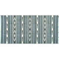 Hutsul woven rug "Gray Geometry" handmade