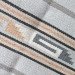 Hutsul carpet "Silver of Cheremosh" — hand weaving, gray-silver tones with diamonds