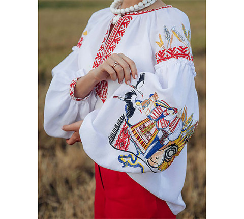 Women's embroidered shirt "Tenderness of Bukovina"